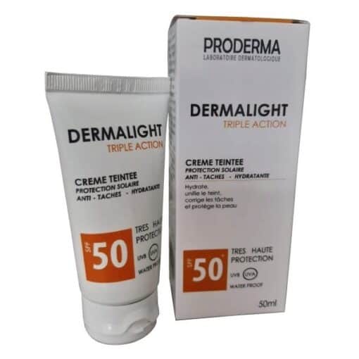 PRODERMA Dermalight triple action Crème teintée SPF 50