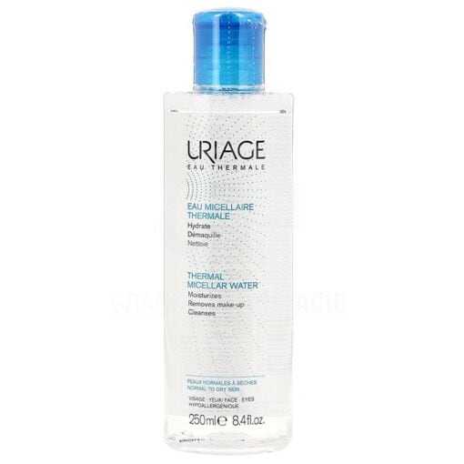 URIAGE EAU MICELLAIRE THERMALE peaux normal A séchés  250 ML ( Emballages défectueux )