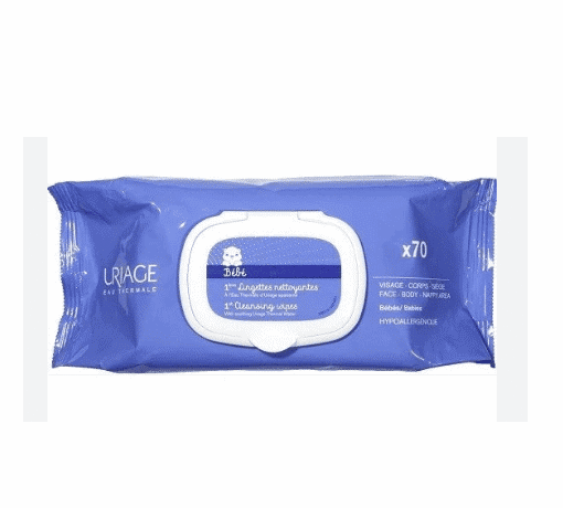 URIAGE Bebe 1ere lingettes nettoyantes 70 lingettes