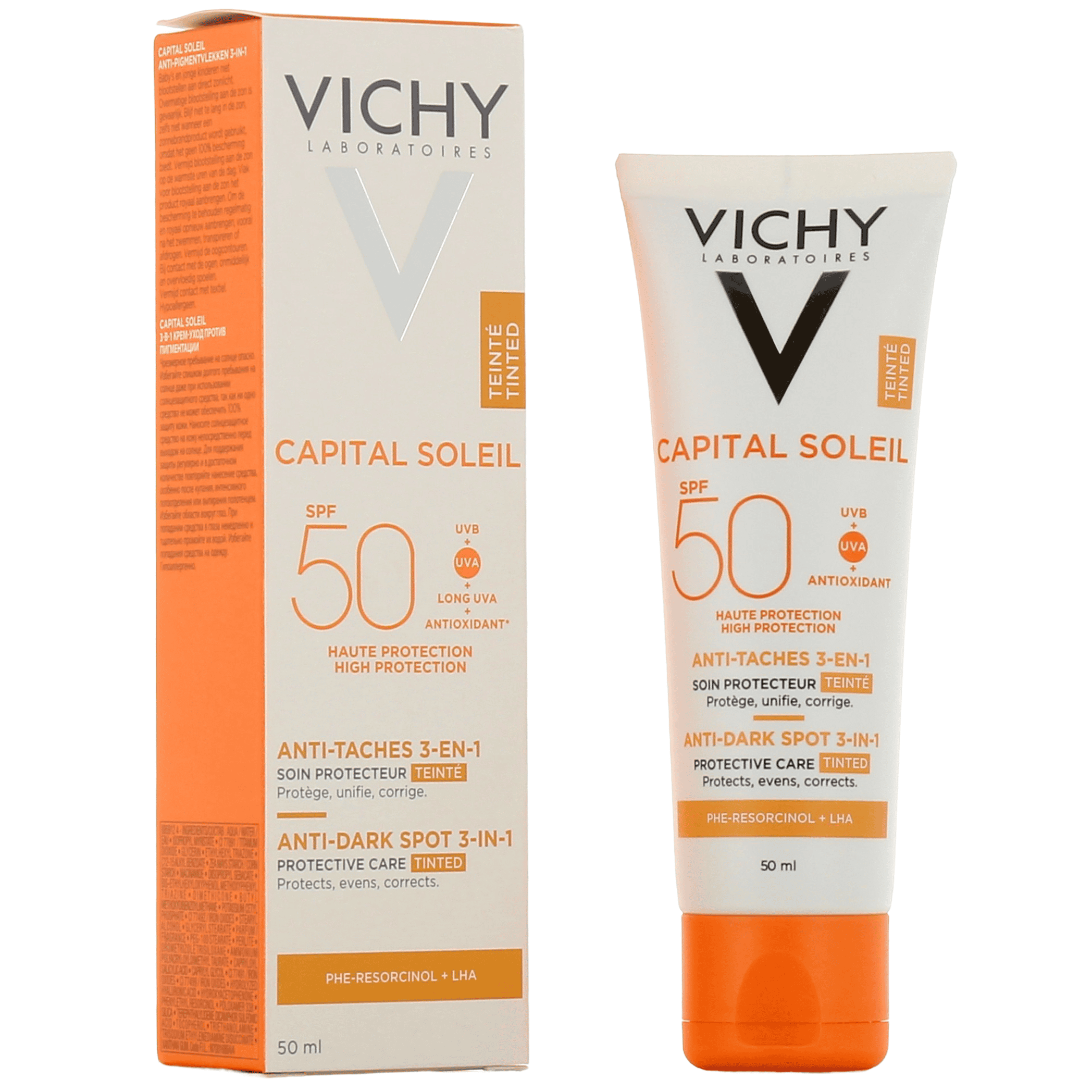 VICHY CAPITAL SOLEIL Soin anti-taches teinté 3-en-1 SPF50+ – Image 3
