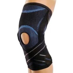 Velpeau genouillere ligaction noir/bleu T4