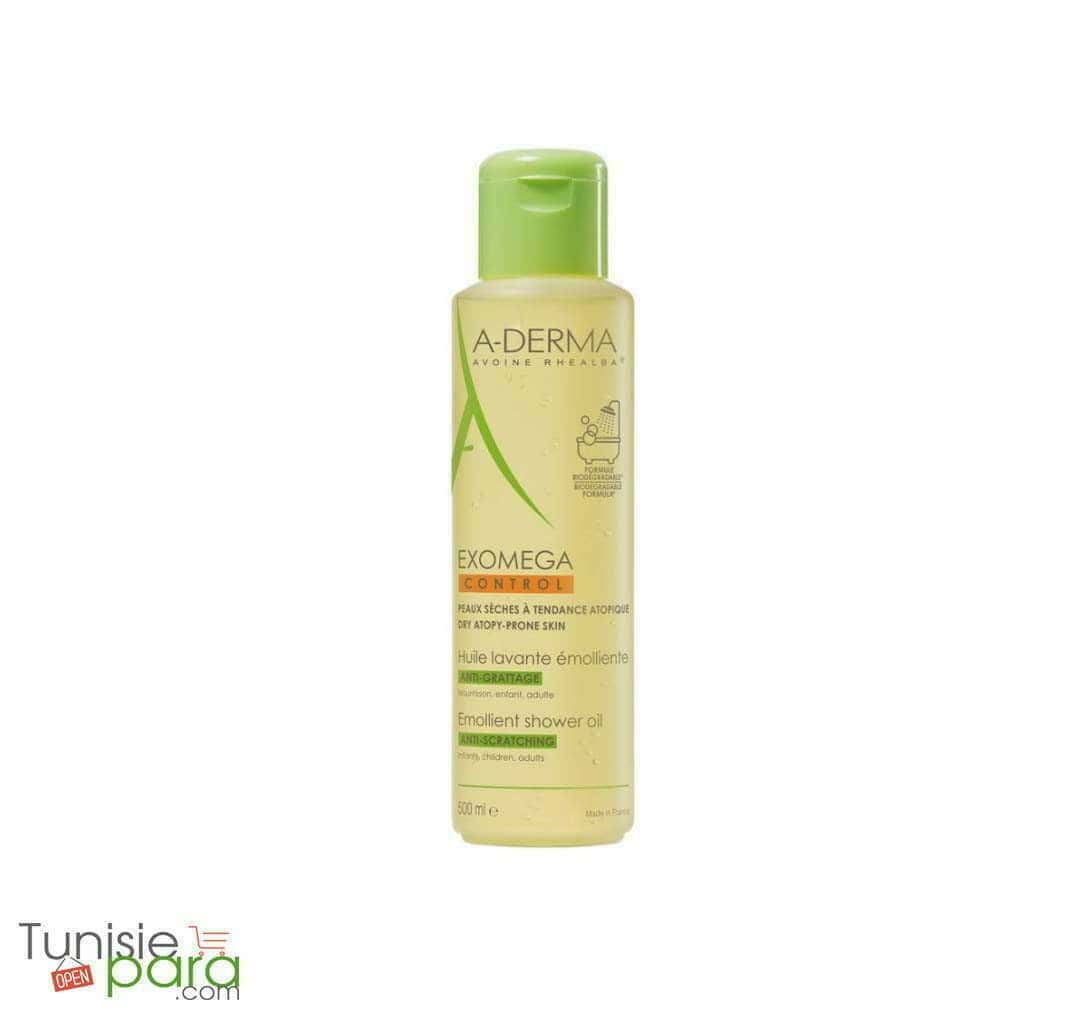 A-Derma Exomega Control Huile Lavante Émolliente Anti-Grattage 500ML