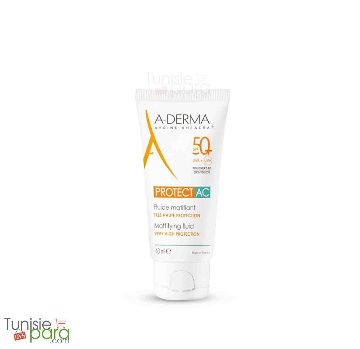 A-DERMA Protect AC Fluide matifiant SPF50+ 40 ml