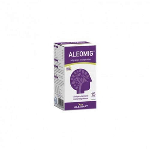 ALEONAT ALEOMIG MIGRAINES ET CEPHALEES 15 GELULES