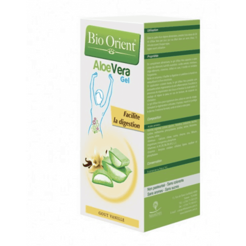 Bio orient gel gout vanille  250 ml