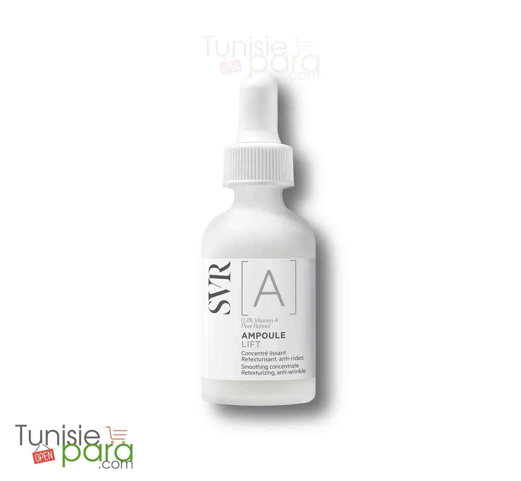SVR Ampoule A Lift Concentré lissant Retexturisant anti-rides 30ML