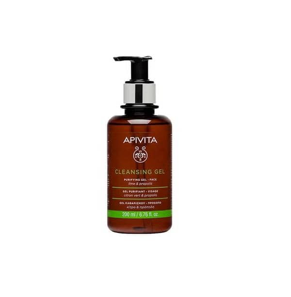 apivita gel purifiant peaux mixte et grasses 200ml