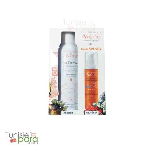 Avene Duo Ecran Solaire SPF 50+ Fluide invisible + Mousse nettyante 50ml – Image 2