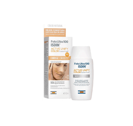 Isdin FotoUltra 100 Active Unify COLOR dépigmentant SPF 50+ – Image 3