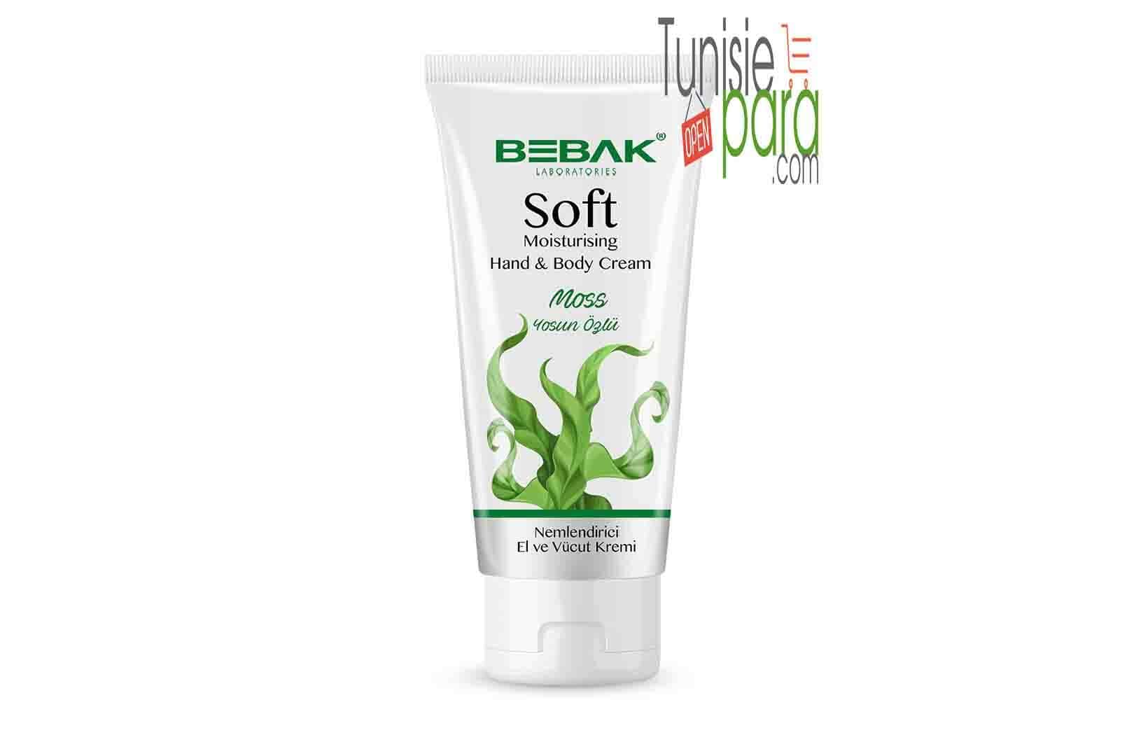 Bebak Soft Crème Mains et Corps - Extrait d'Algue 75 ml