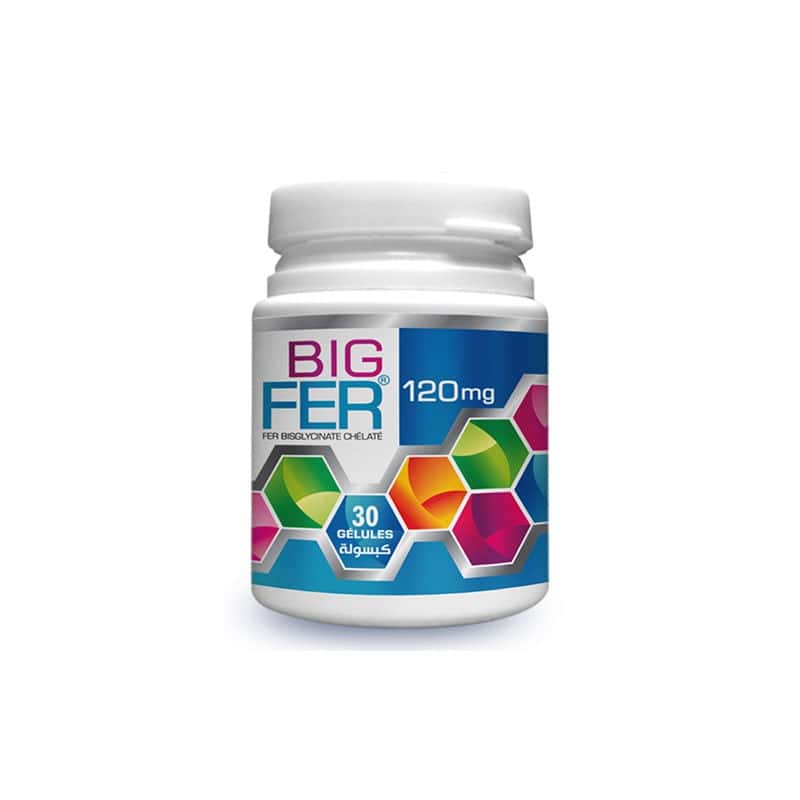 Big Fer 120mg 30 Gélules – Image 3