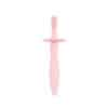 CANPOL brosse a dent en silicone avec anneau de dentition rose