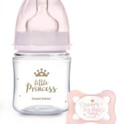 canpol set biberon royal baby 120ml + mini sucette 0-2