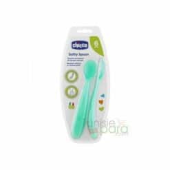CHICCO 2 CUILLERE SILICONE, 6M+