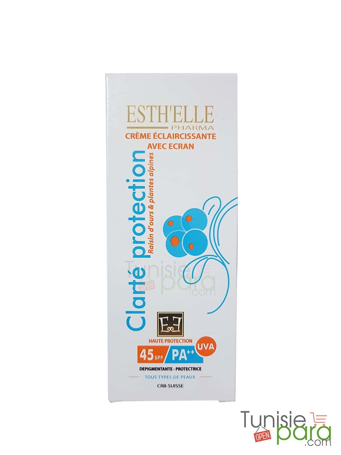 ESTH'ELLE Clarté protection ecran éclaircissant spf 45, 50GR :
