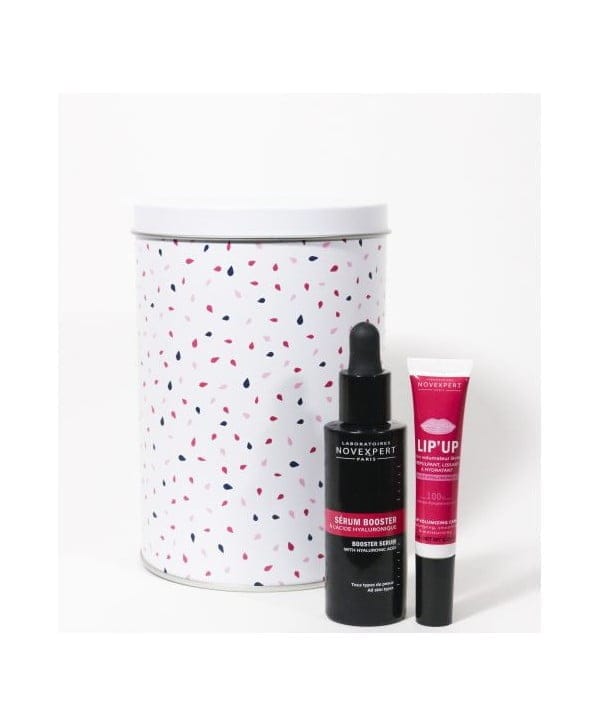 NOVEXPERT  COFFRET  Sérum Booster + LP'UP SOIN VOLUMATEUR DE LEVRES Offert