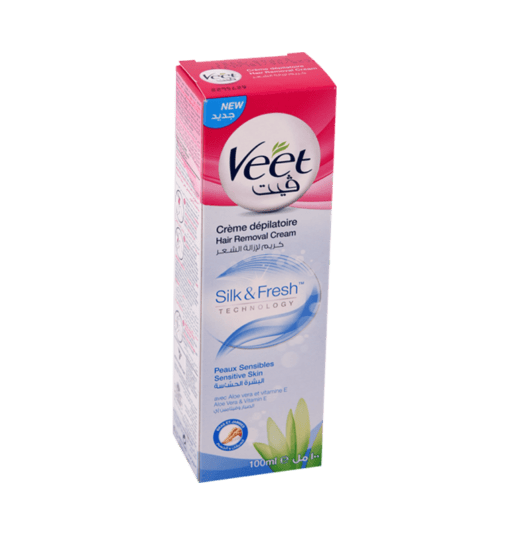 Veet Crème dépilatoire 100Ml Peaux Sensibles – Image 3