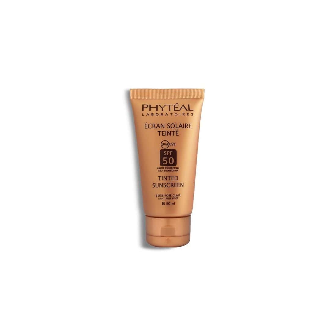 PHYTEAL ecran teinte beige dore spf50 5ml
