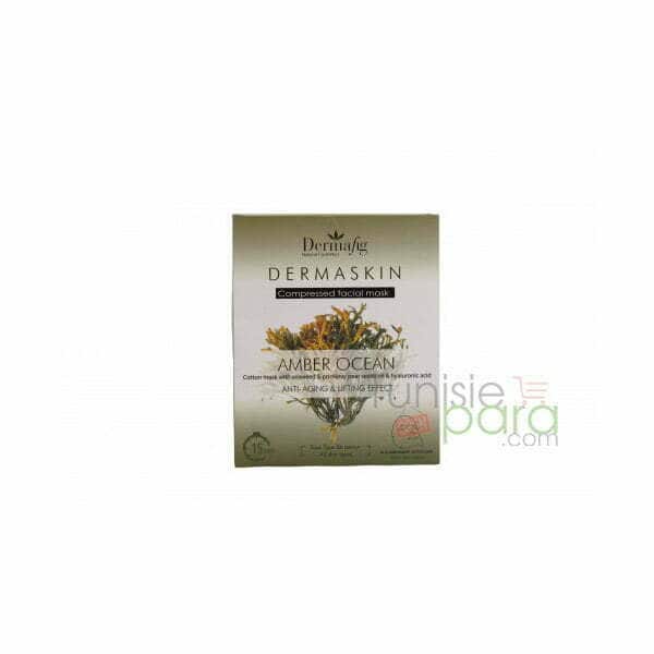 Dermafig dermaskin amber ocean masque visage coton anti age&effet lifting *15