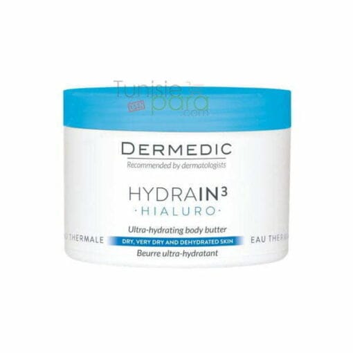 Dermedic hydrain 3 hialuro beurre ultra hydratant 225ml (date d'expiration 02/2025)