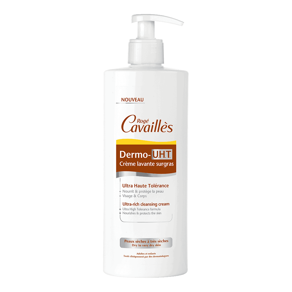 Rogé Cavaillès Dermo-U.H.T. Crème lavante surgras 500ml – Image 2