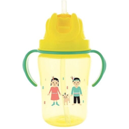 Baby pur tasse avec paille  ET ANSES 300 ML 6M – Image 3