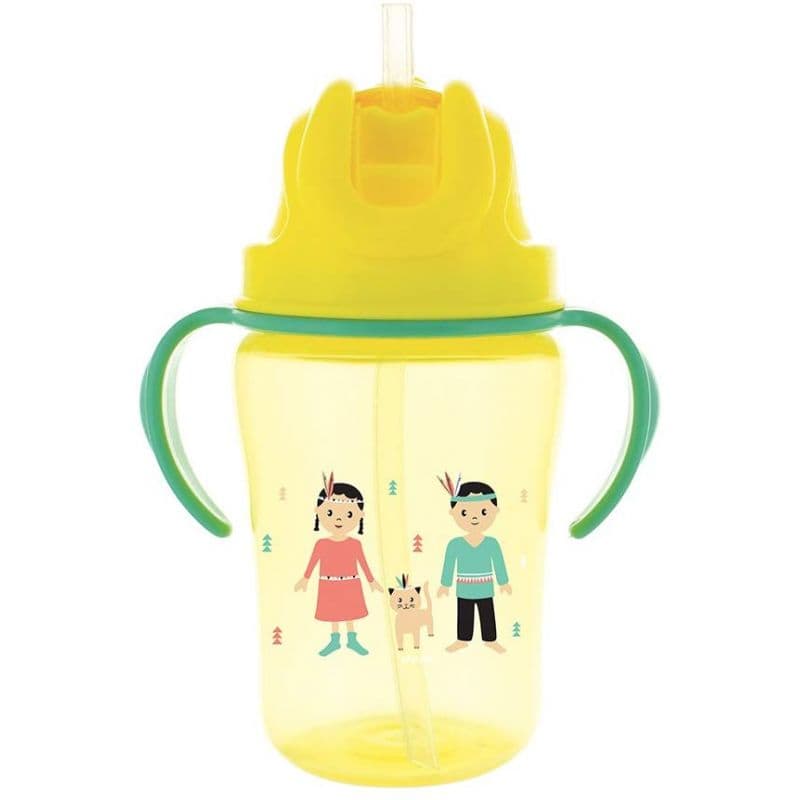 Baby pur tasse avec paille  ET ANSES 300 ML 6M – Image 3