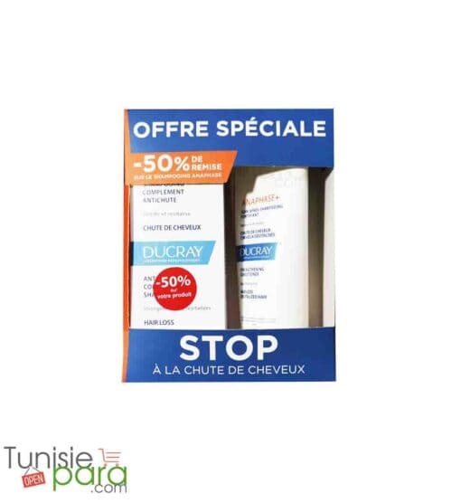 Ducray pack Anaphase shampoing +après shampoing
