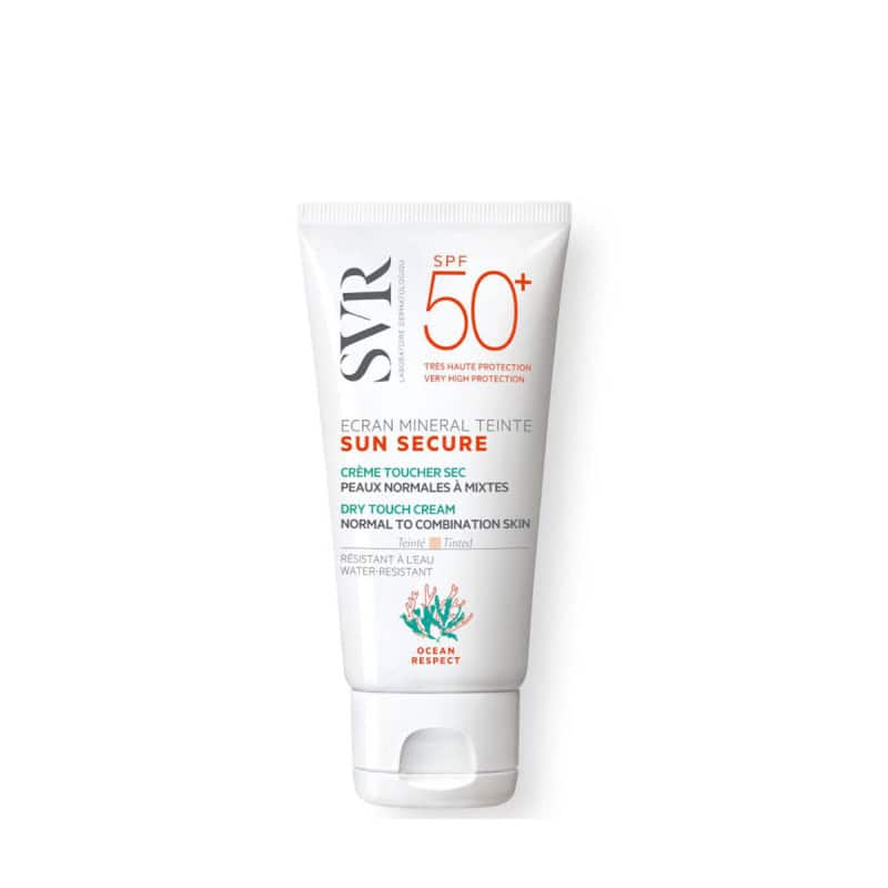 SVR SUN SECURE ÉCRAN MINÉRAL TEINTÉ - Peaux normales mixtes SPF50 +  50Ml