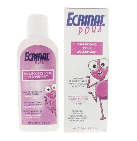 ECRINAL poux shampoing doux assainissant 200ml – Image 2