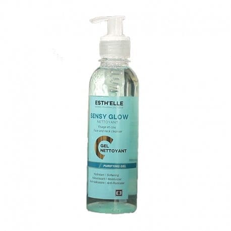 Esth'elle sensy glow gel nettoyant visage et cou 250ml