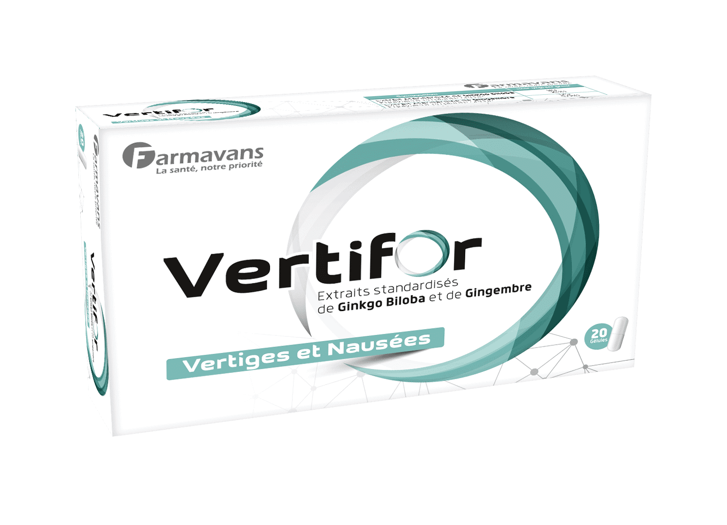 Farmavans Vertifor boite de 20 gelules