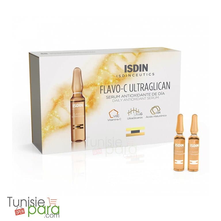 Isdin Flavo-c Ultraglican 10 ampoules de 2ML