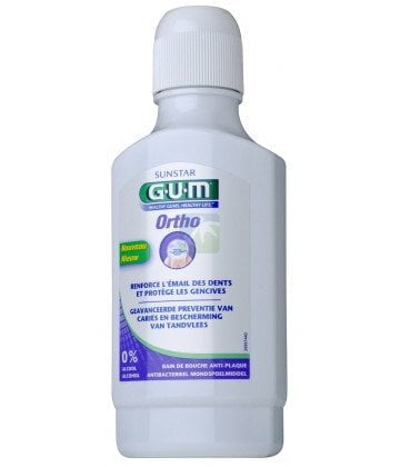 GUM Ortho Bain de Bouche Sans Alcool 300 ml