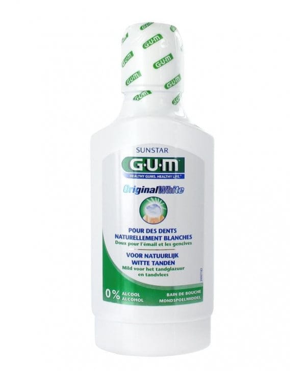 gum original white bain de bouche 300 ml