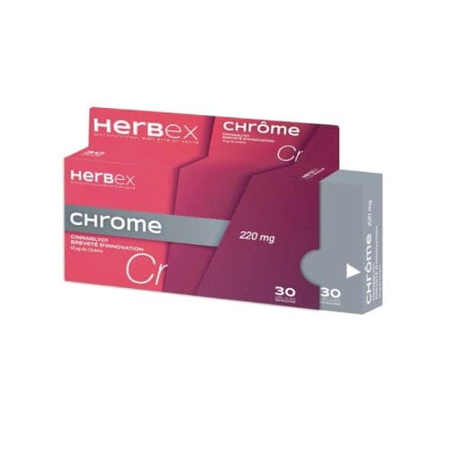 herbex chrome 220 mg boîte 30 gelules