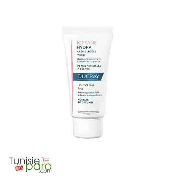 Ducray ictyane hydra creme legere peaux normales aseches 40ml