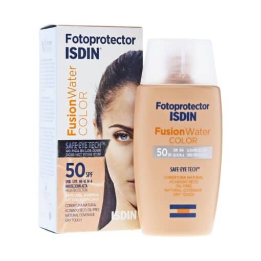 Isdin Fotoprotector fusion water color medium spf50  fluide solaire teinté – Image 2