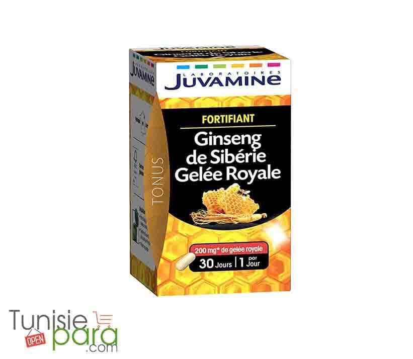Juvamine Ginseng de Sibérie, Gelée Royale 30 Comprimes