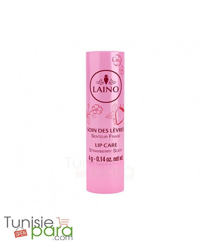 LAINO Soin des lèvres fragilisées goût fraise 4g