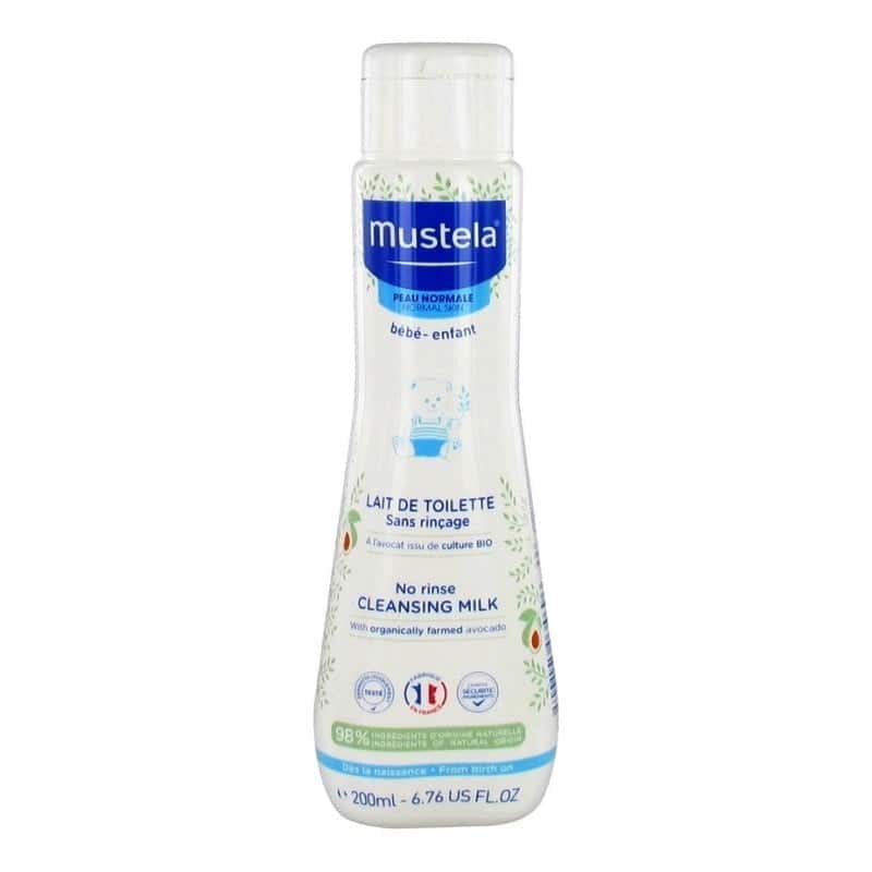 MUSTELA BEBE lait de toilette sans rinçage flacon 200 ml – Image 2