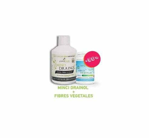 young health pack minci drainol 450ml+ fibre végétales 60 gelules