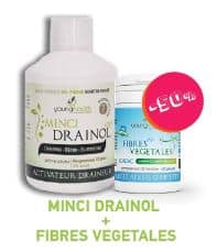 young health pack minci drainol 450ml+ fibre végétales 60 gelules – Image 2