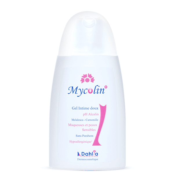Mycolin Gel intime doux pH alcalin 8 100ml