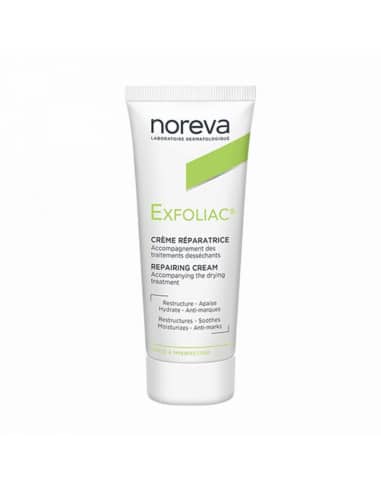 noreva exfoliac crème réparatrice 40 ml