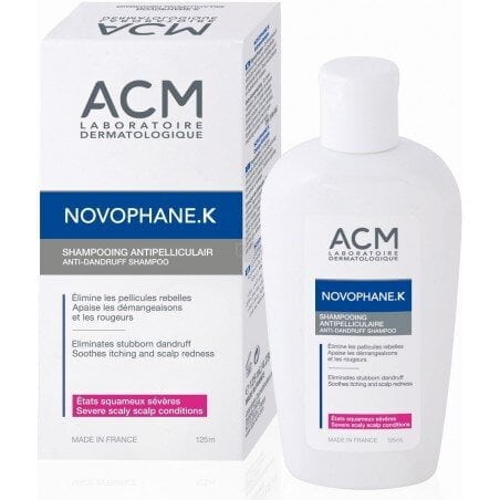 ACM Novophane K Shampooing antipelliculaire squames sévères 125ml
