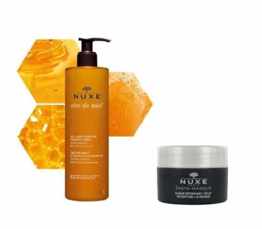 NUXE pack  INSTA  DETOX 50 ML + REVE DE MIEL GEL SURGRAS 100 ML offert