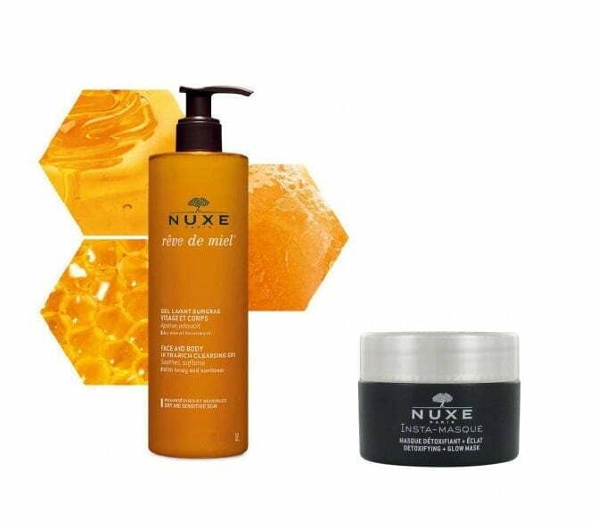 NUXE pack  INSTA  DETOX 50 ML + REVE DE MIEL GEL SURGRAS 100 ML offert