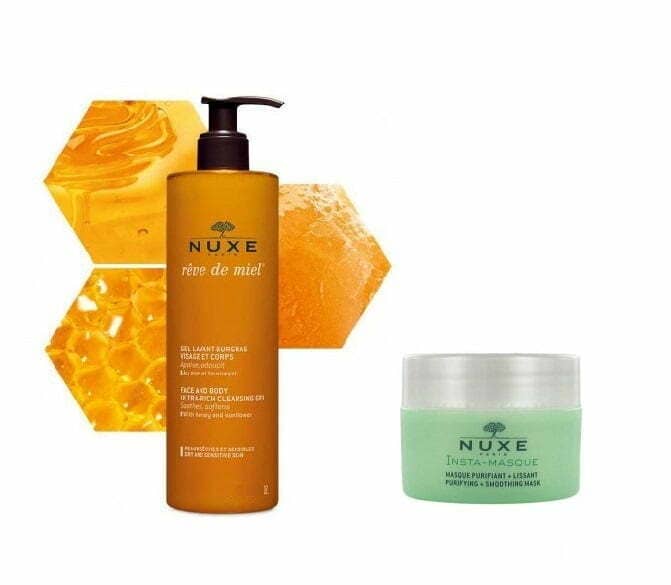 NUXE INSTA  PACK purifiant  50 ML + REVE DE MIEL GEL SURGRAS 100 ML offert