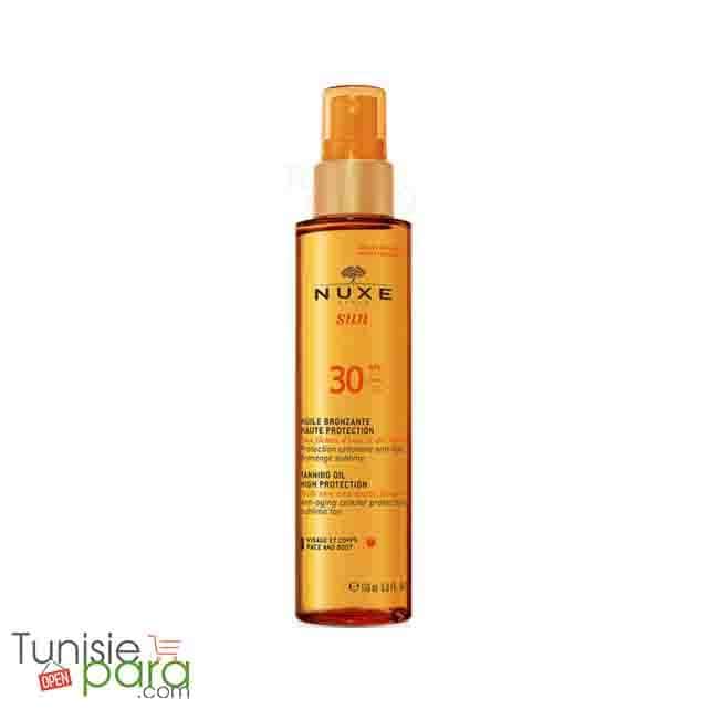 NUXE Sun Huile Bronzante visage et corps SPF30 150ml – Image 2
